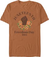 Lost Gods Men's Lost Gods Juneteenth Freedom Day 1865 Graphic T-Shirt
