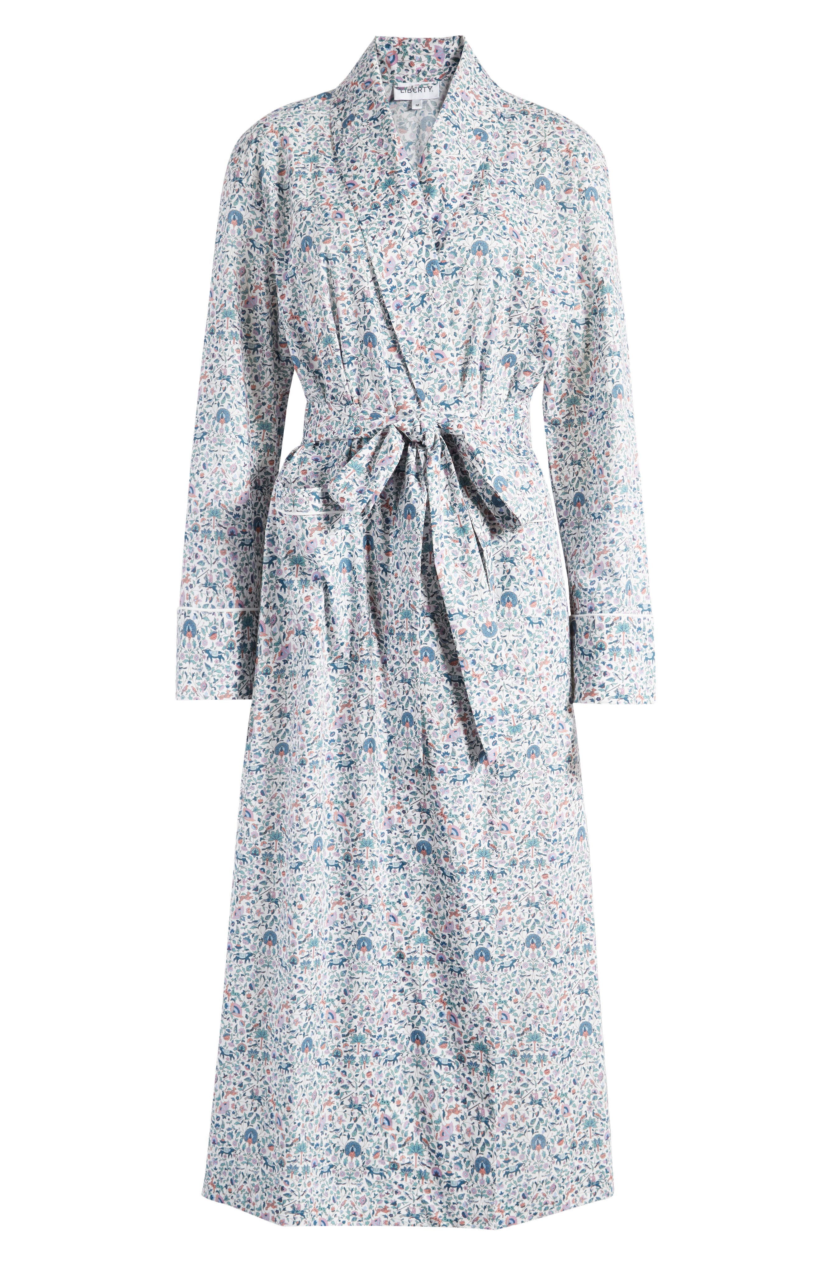 Liberty London Classic Imran Tana Floral Cotton Robe | Nordstrom