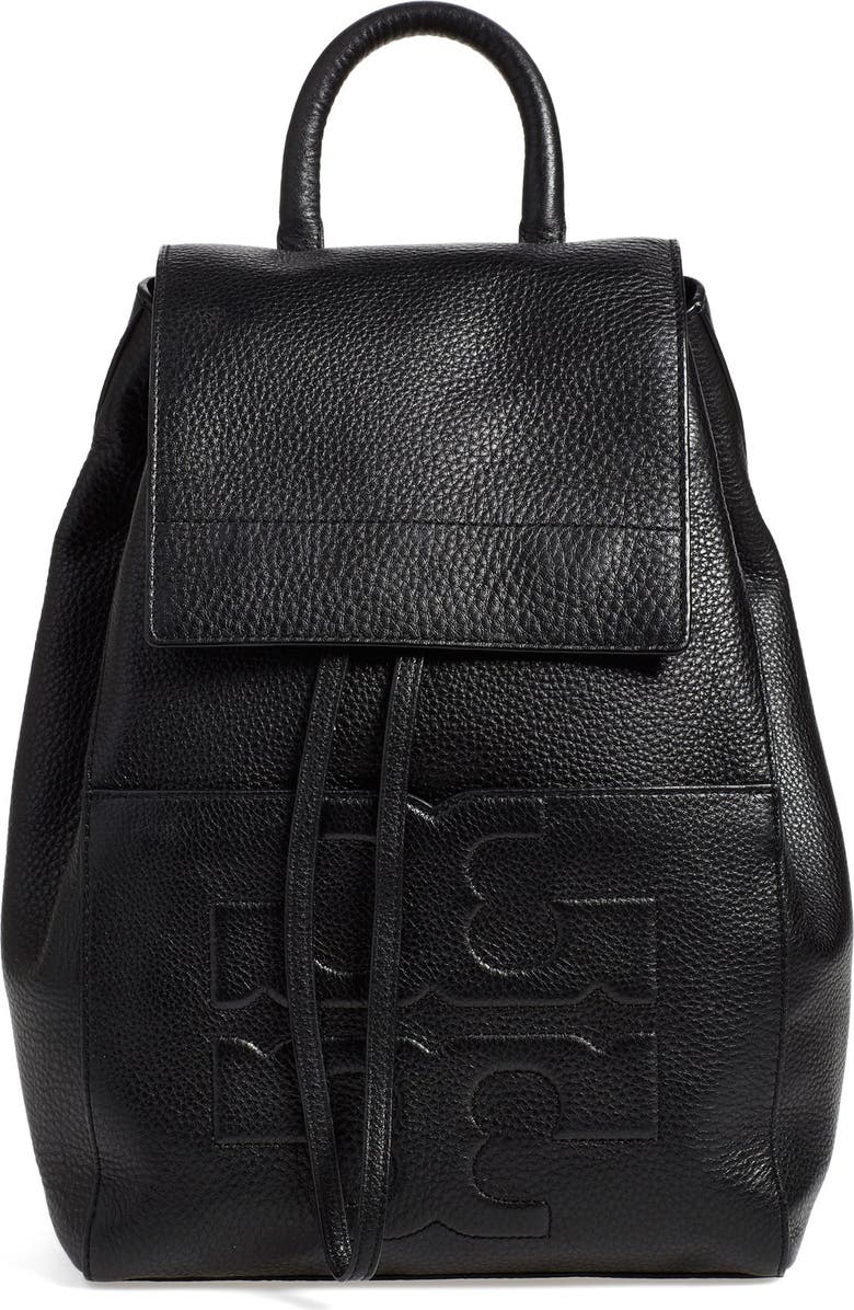 Tory Burch 'Bombe T' Leather Backpack, Main, color,