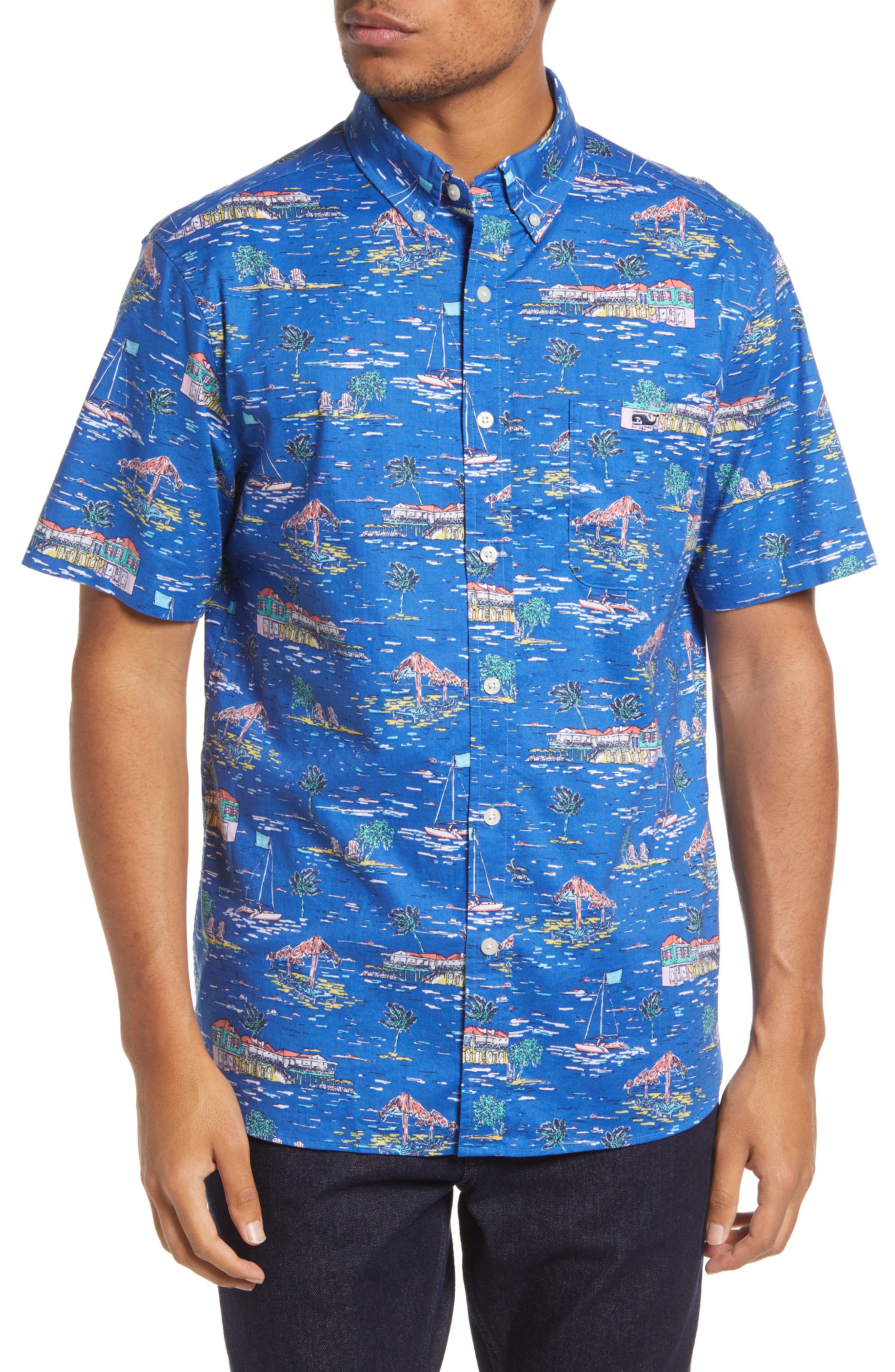 vineyard vines Classic Fit Short Sleeve Stretch Cotton Button-Down ...