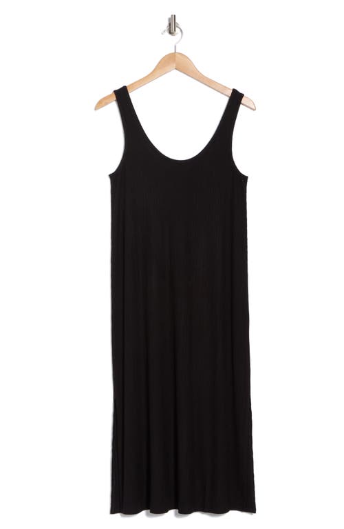 Nordstrom Rack Tranquility Rib Tank Nightgown In Black