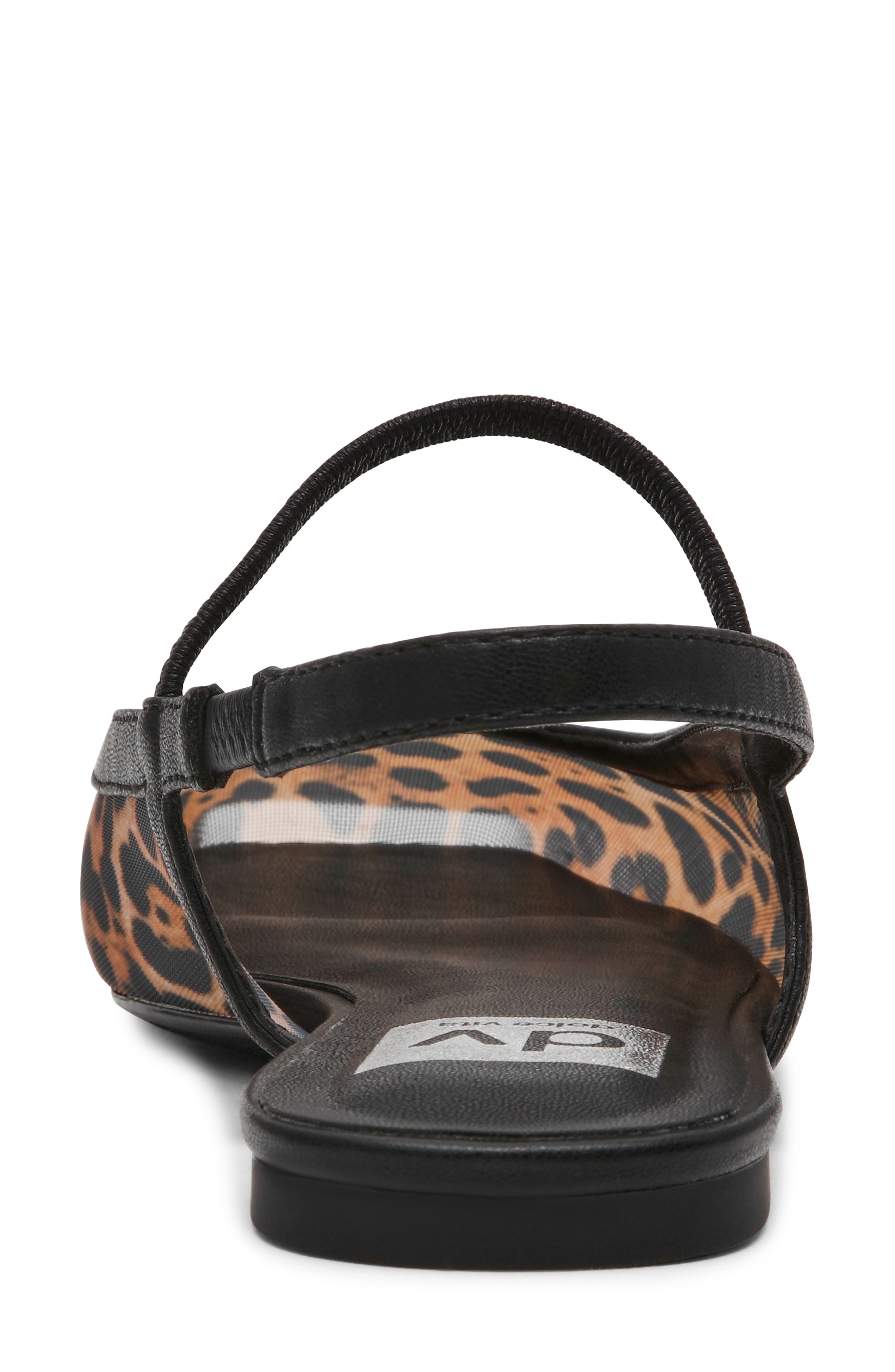 DV by Dolce Vita Fiera Slingback Flat, Alternate, color, Leopard