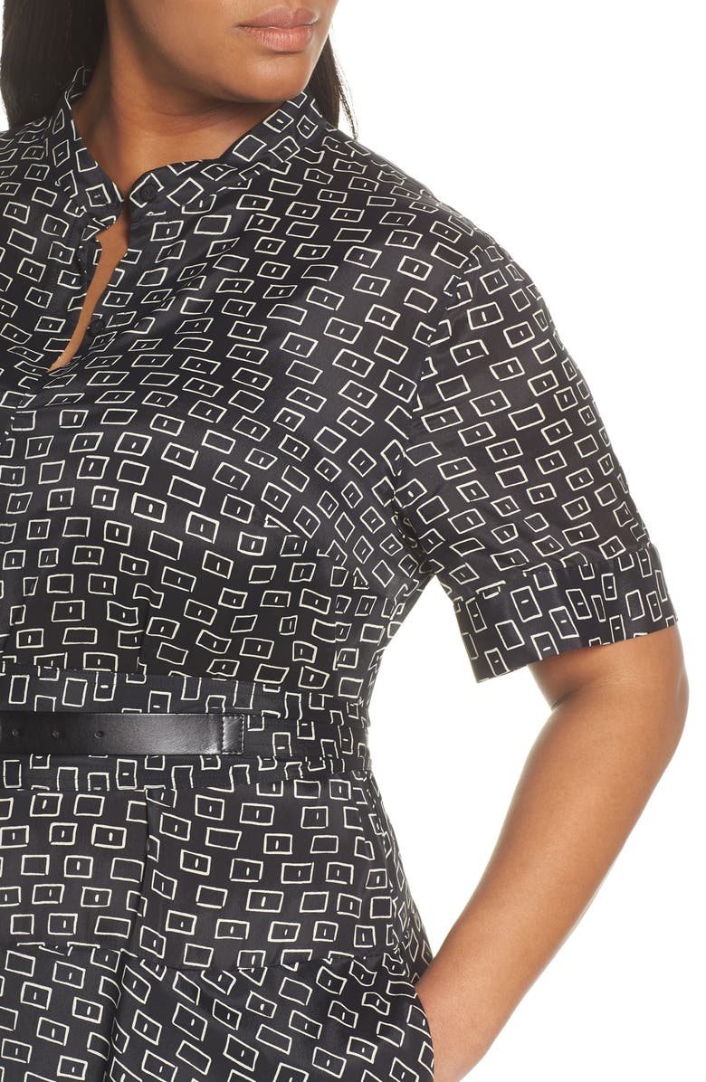 Lafayette 148 New York Augustina Piazza Print Dress, Alternate, color,