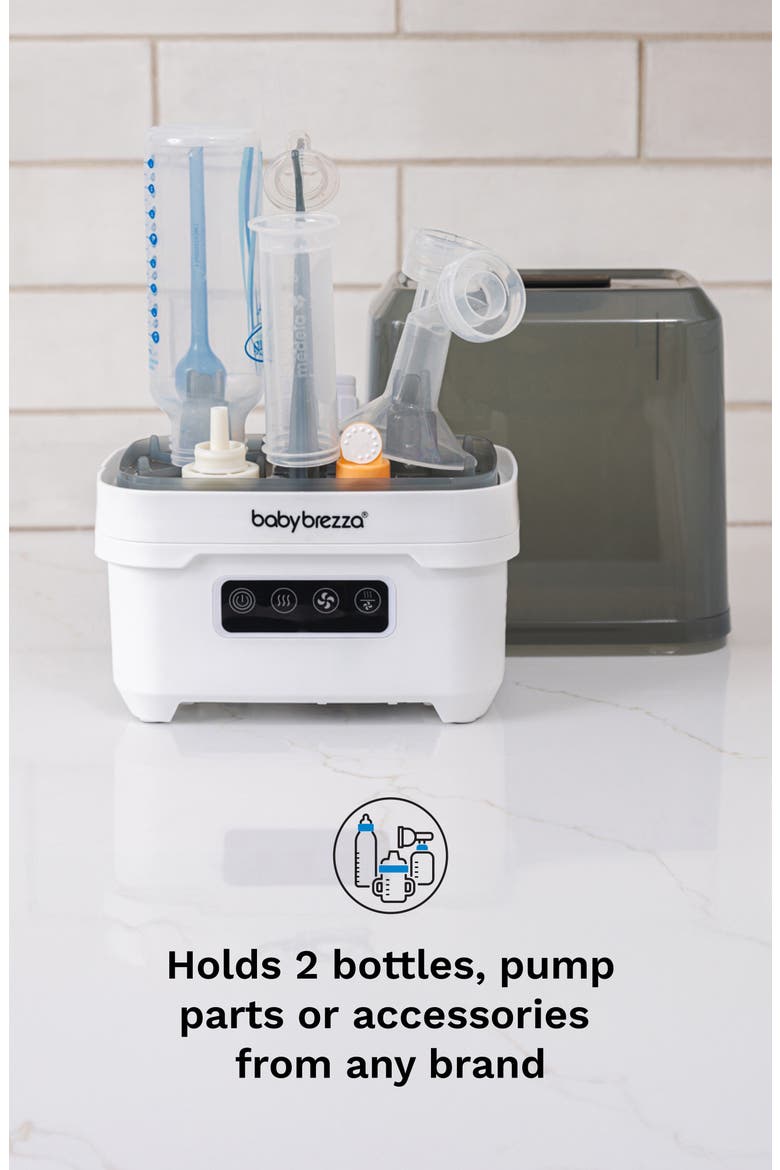 One Step™ Baby Bottle Sterilizer & Dryer, Alternate, color, WHITE
