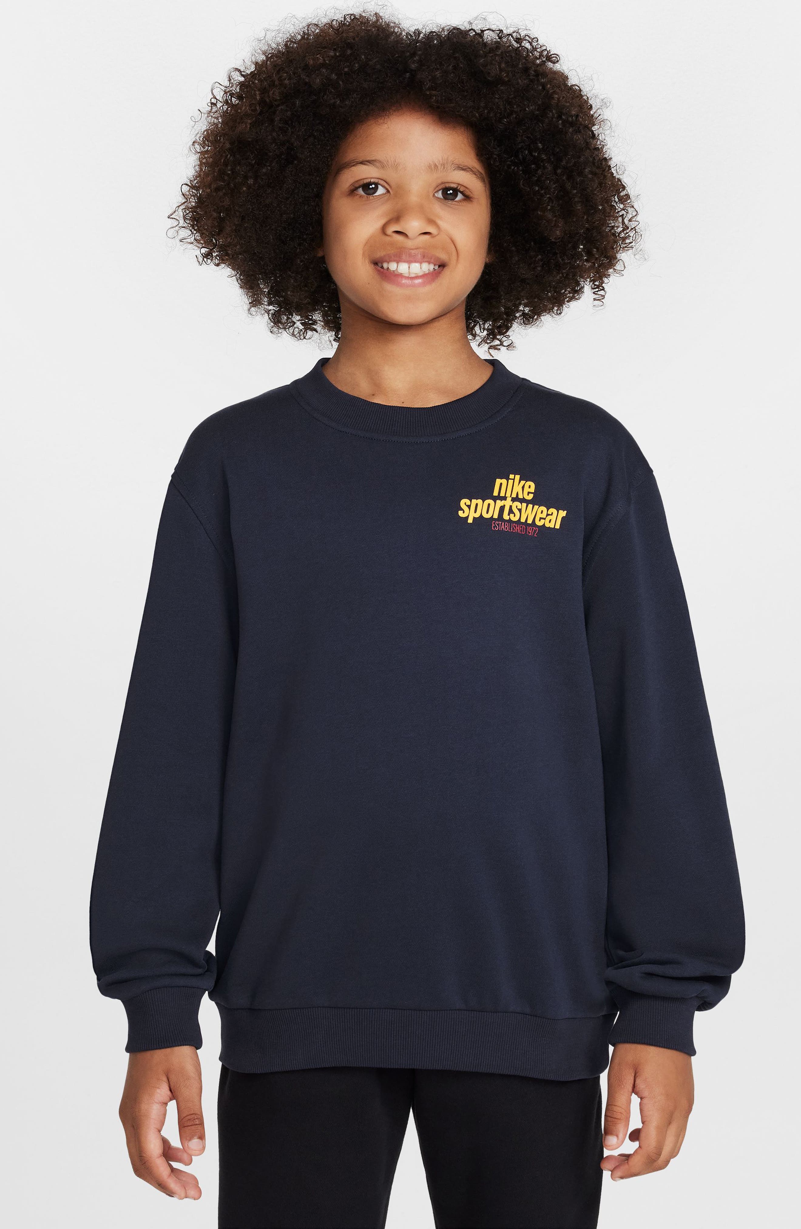 Nike Kids' Sportswear Club Oversize Crewneck Sweatshirt