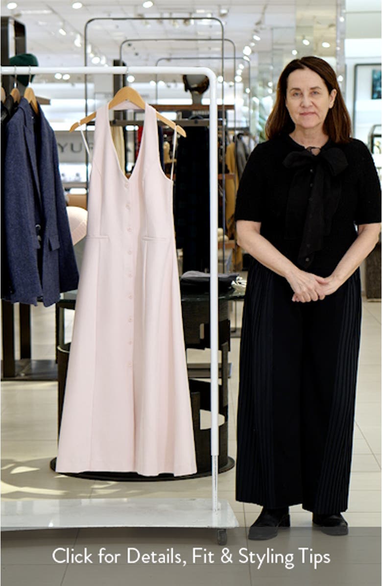 Halter Midi Dress, sales video thumbnail