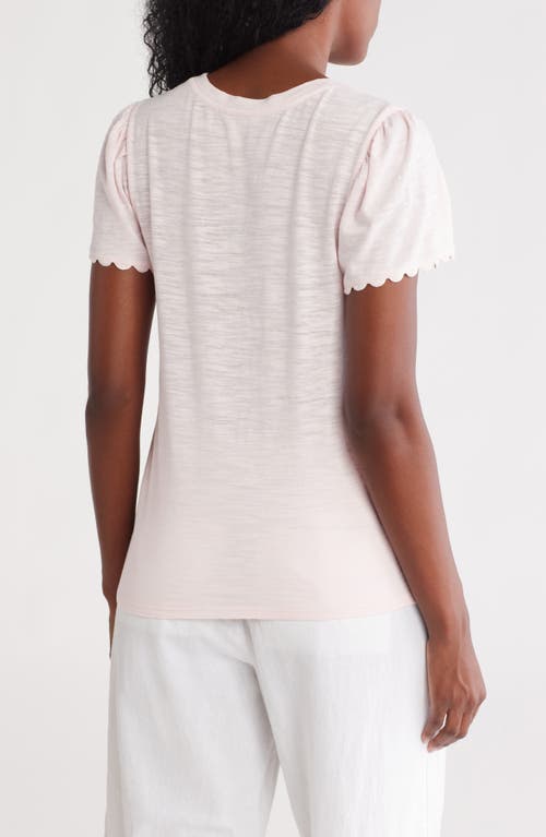 Caslon ® Scallop Trim T-shirt