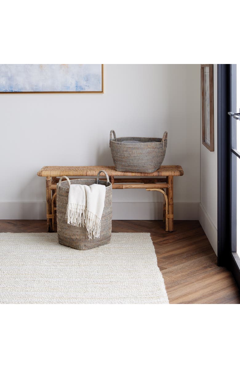 Napa Home & Garden Burma Rattan Orchard Decorative Baskets Set of 2, Alternate, color, 