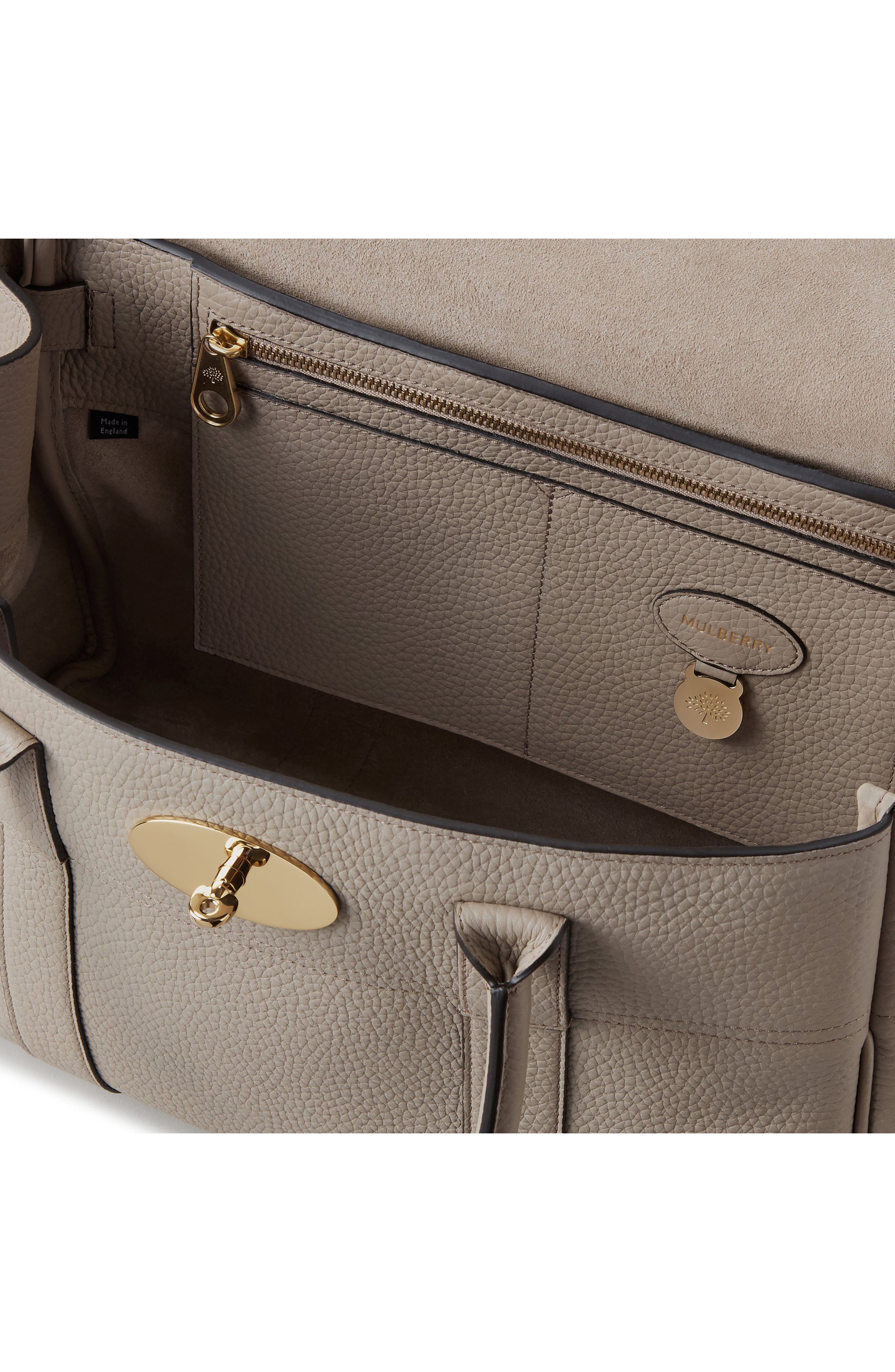 Bayswater Leather Satchel, Alternate, color, CASHMERE TAUPE