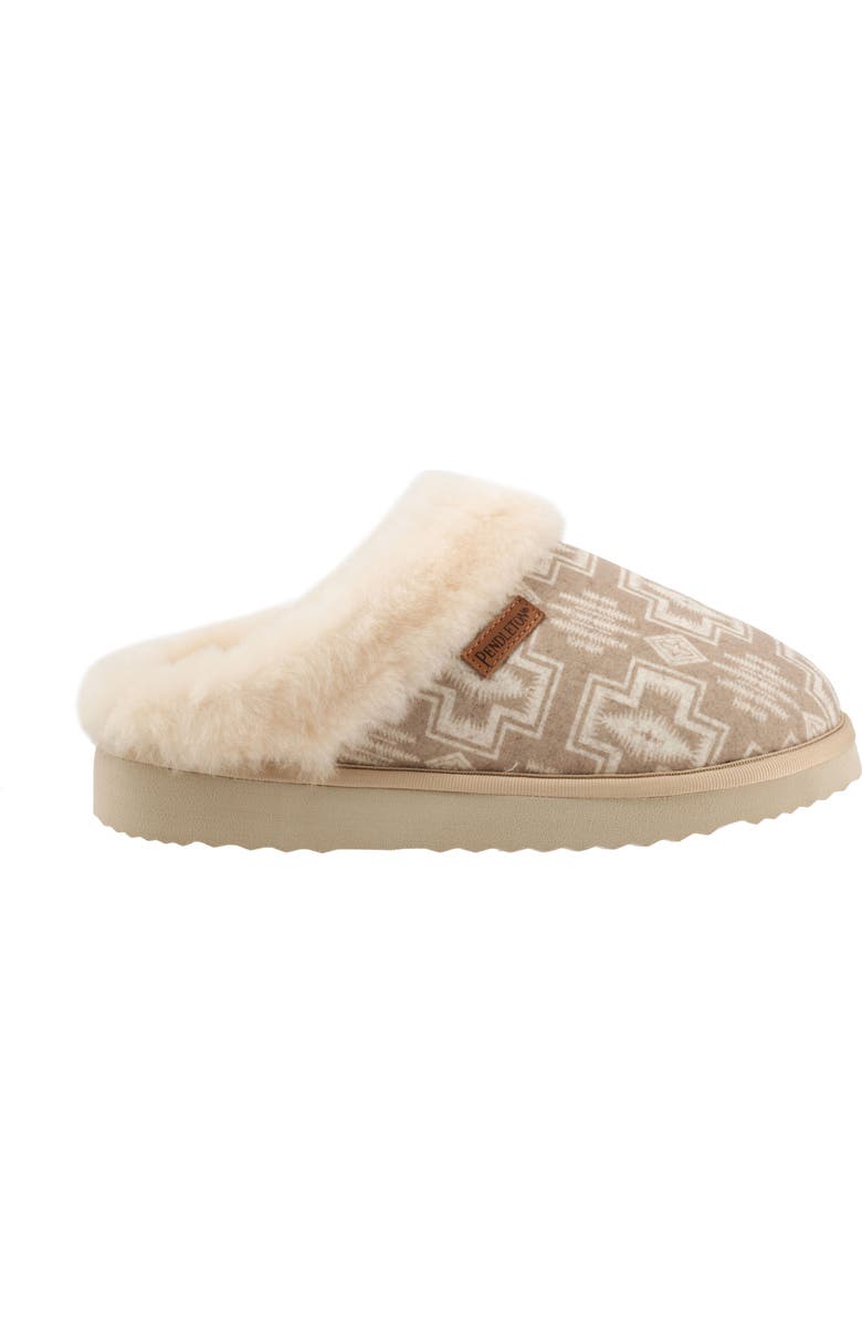 Pendleton Harding Genuine Shearling Lined Scuff Slipper, Alternate, color,