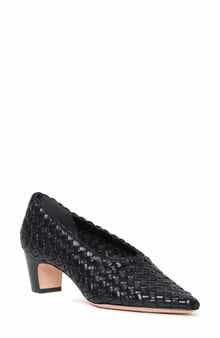Loeffler Randall Maeve Woven Leather Pointed Toe Pump