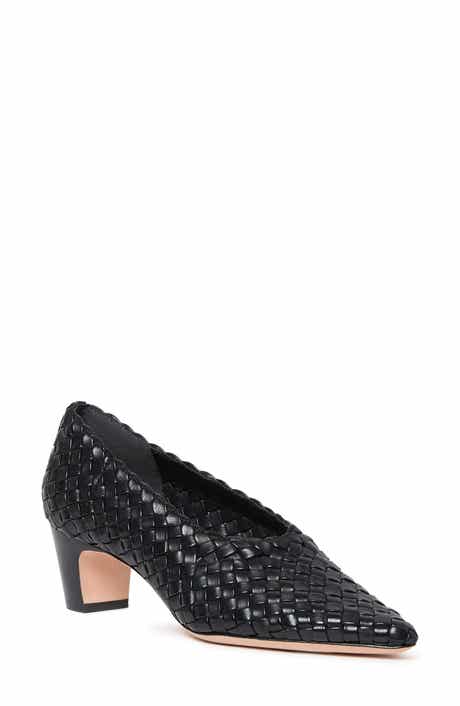 Loeffler Randall Maeve Woven Leather Pointed Toe Pump