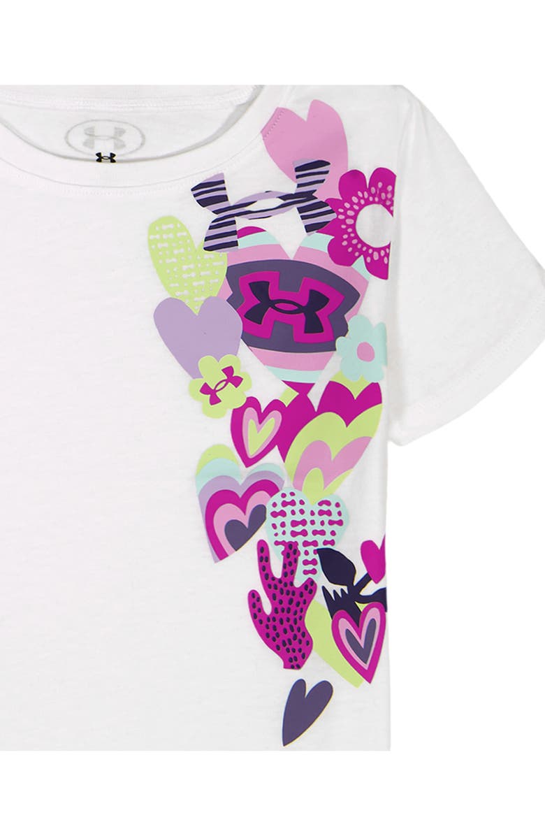 Under Armour Kids' Graphic T-Shirt & Mesh Shorts Set, Alternate, color, White