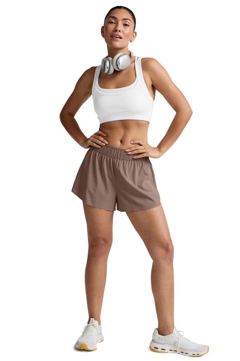 Seamless Moves Layered Sports Bra, Alternate, color, WHITE