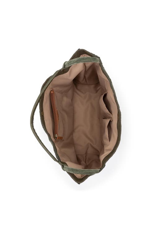 The Sak Los Feliz Large Tote Leather Bag In Green