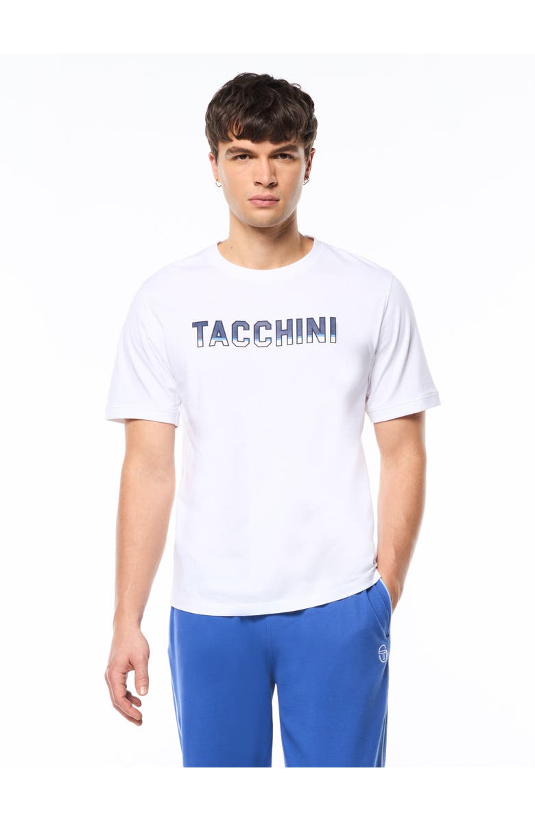 Sergio Tacchini Strisce T-Shirt, Main, color, Brilliant White