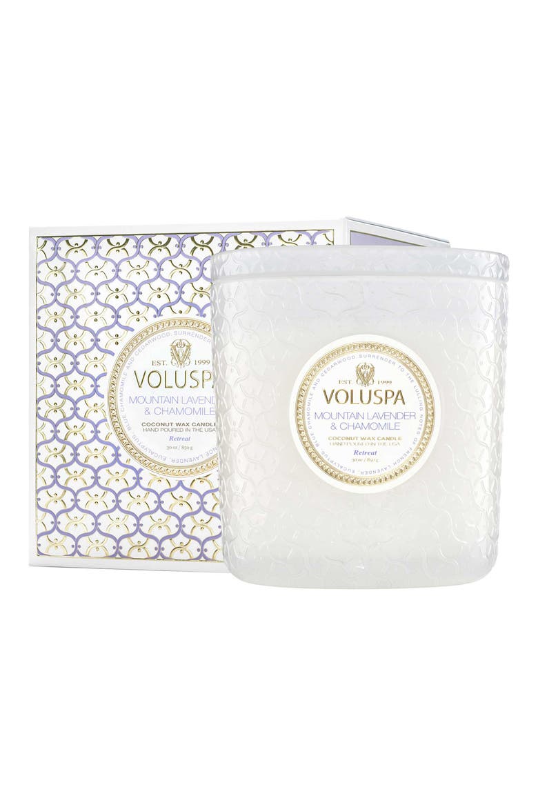 Mountain Lavender & Chamomile Boxed Luxe Candle, Alternate, color, MOUNTAIN LAVENDER & CHAMOMILE