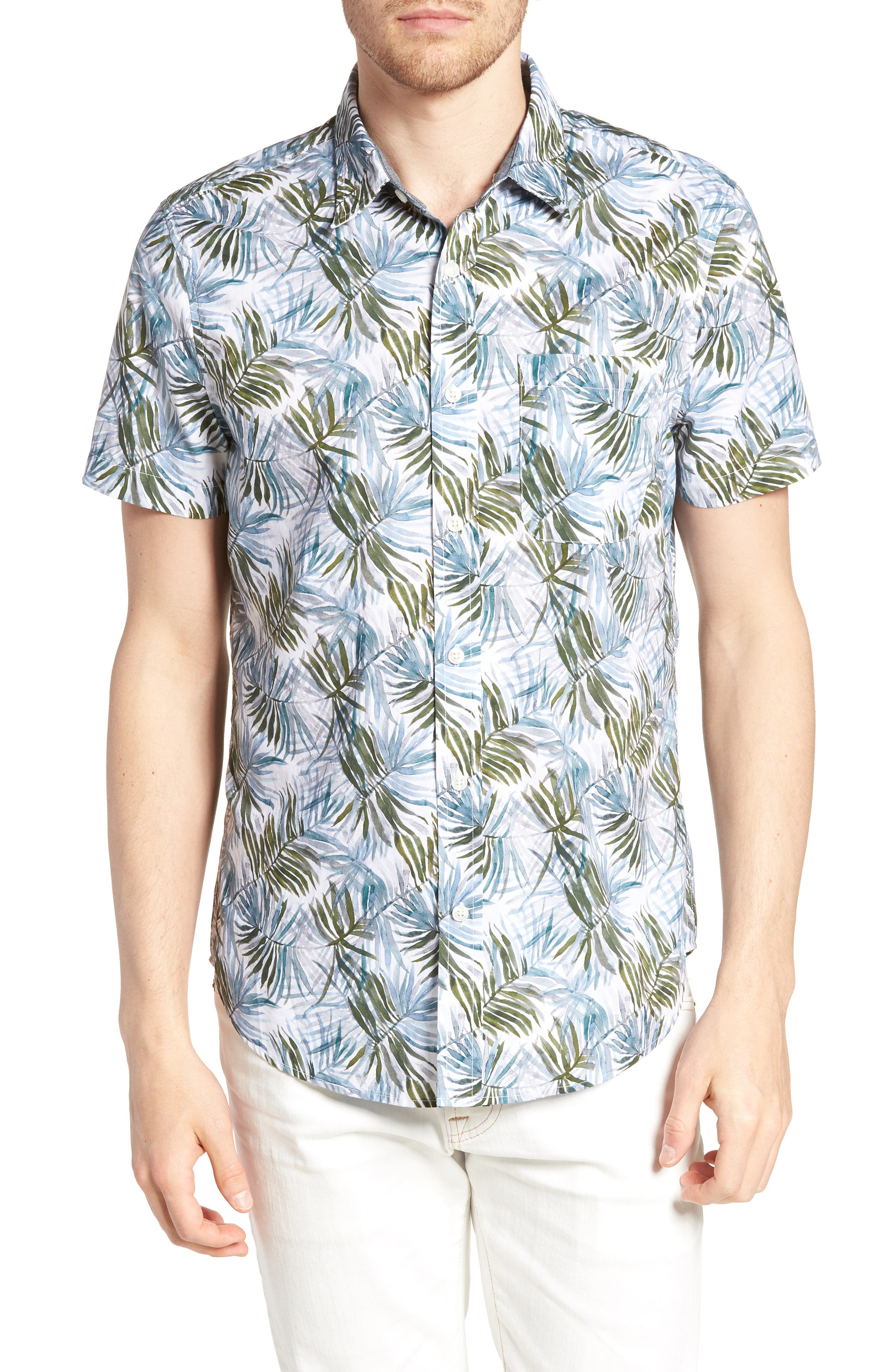 AG Nash Regular Fit Print Sport Shirt