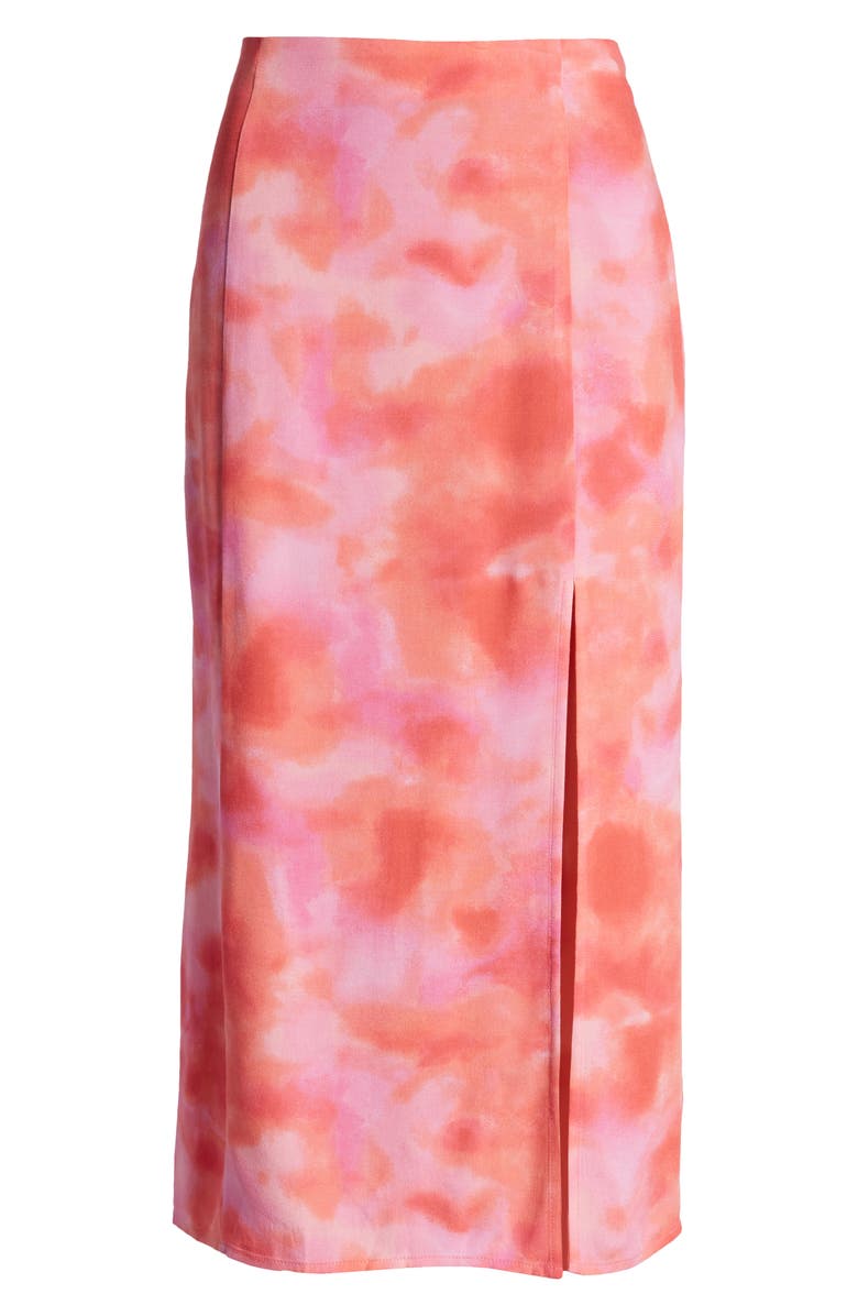 Leith Midi Skirt with Slit, Alternate, color, 