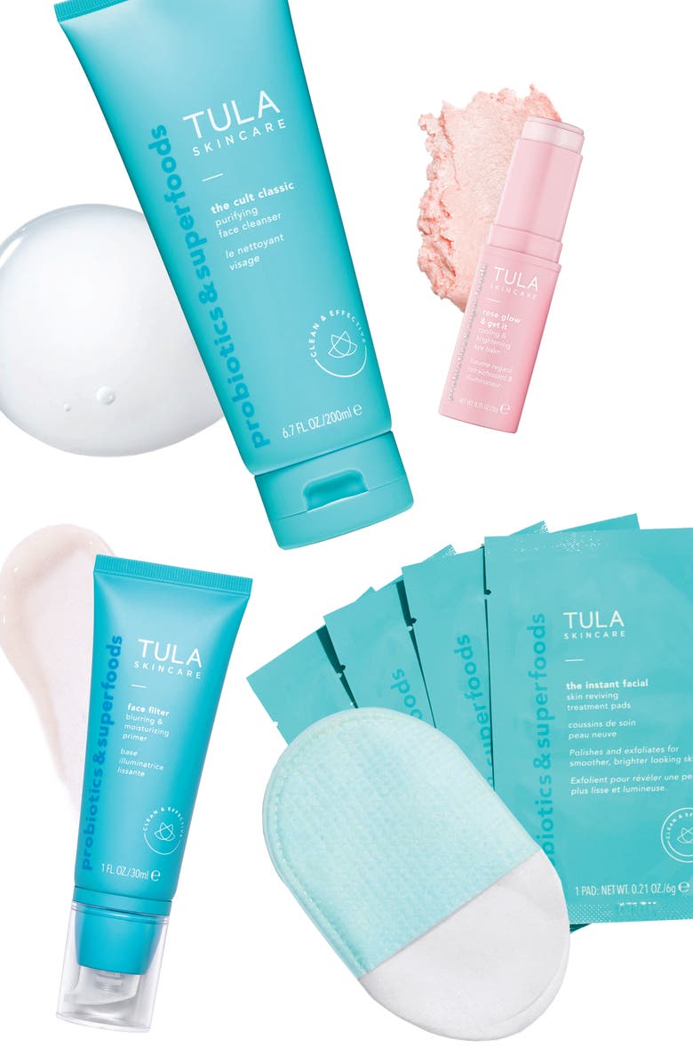 TULA Skincare Ready, Set, Glow No Filter Skin Care Set, Alternate, color, 