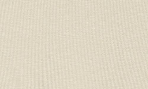 Rag & Bone Cropped Long Sleeve Ribbed T-shirt In White