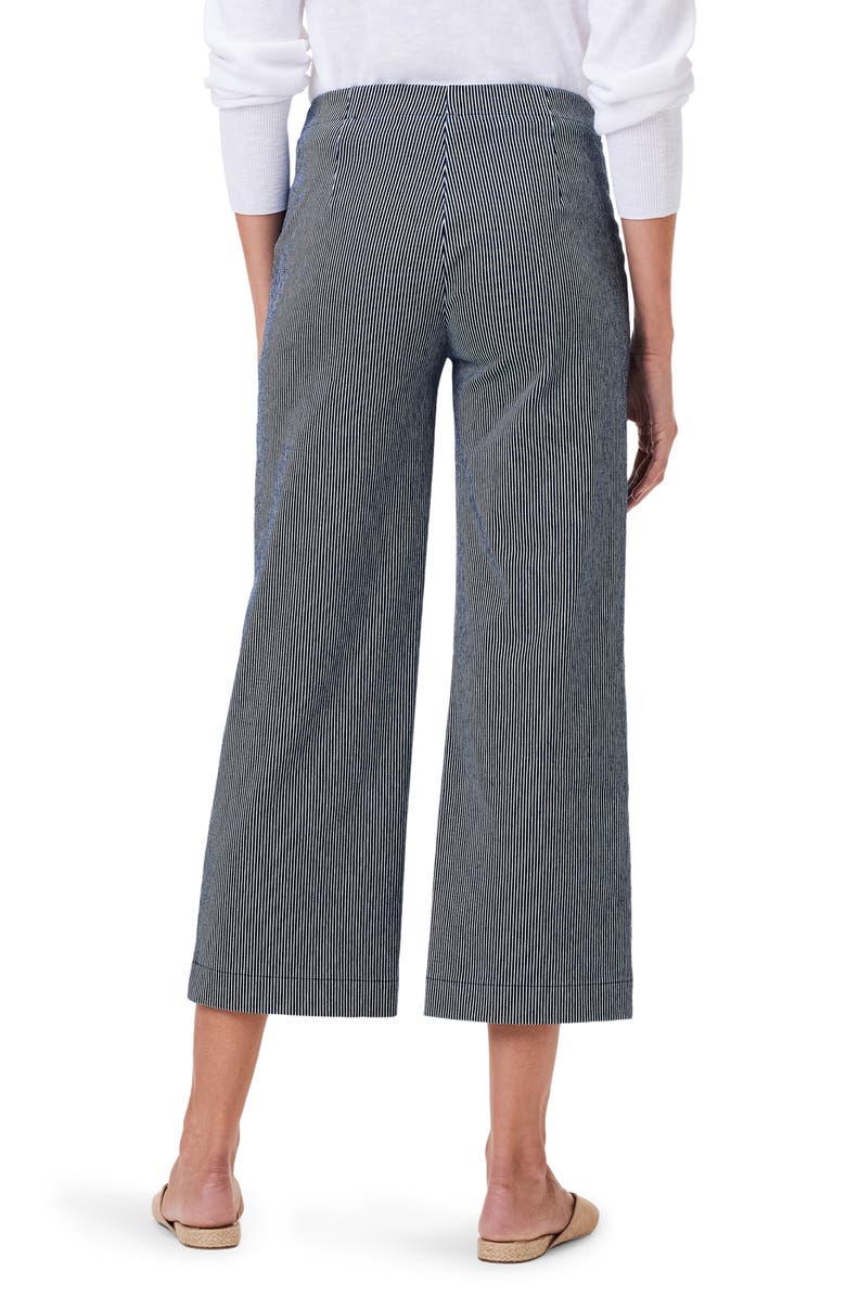 NIC+ZOE All Day Stripe Wide Leg Jeans, Alternate, color, 