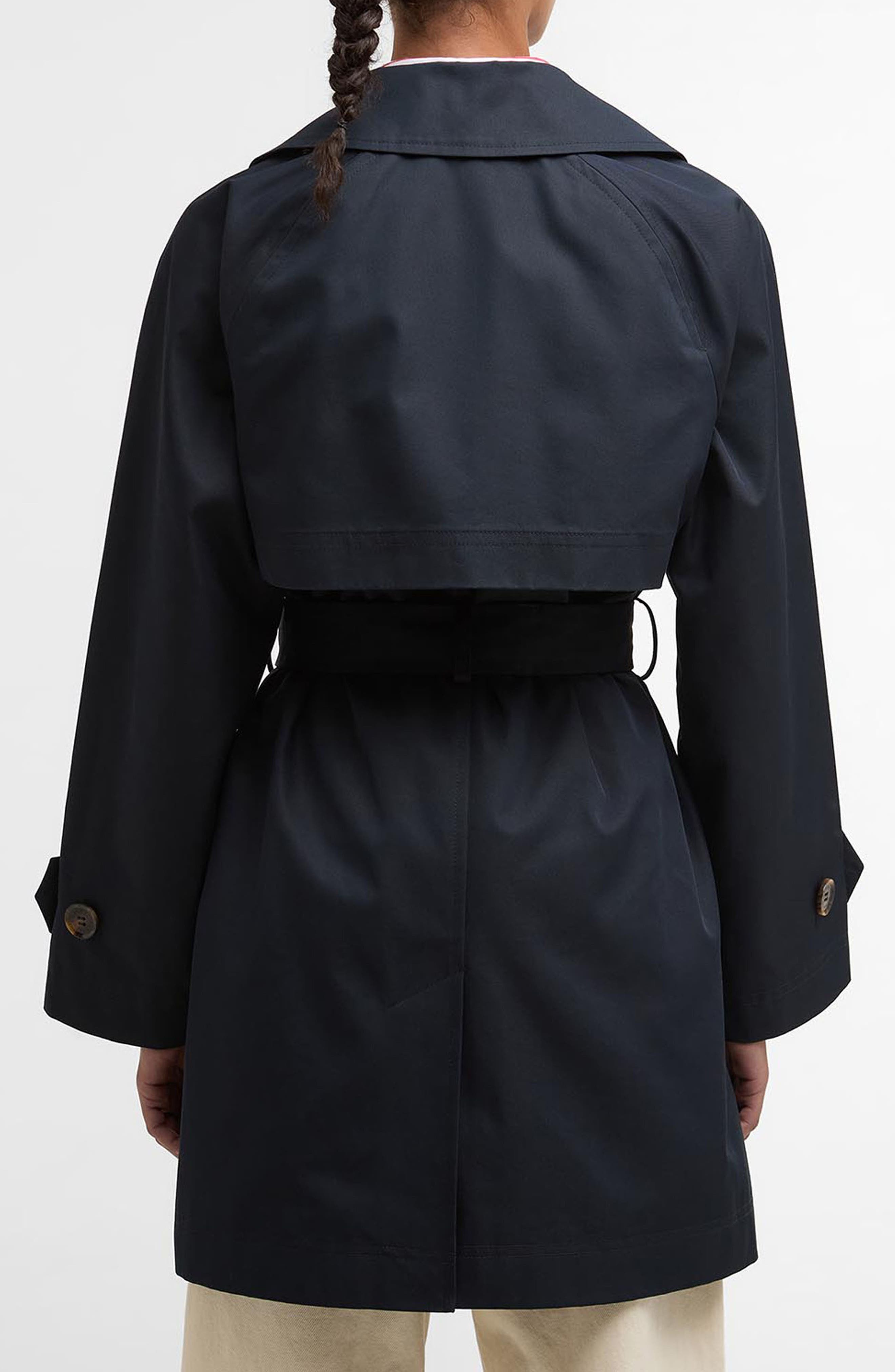 Женские Barbour Adare Showerproof Water Resistant Trench Coat — фото 2