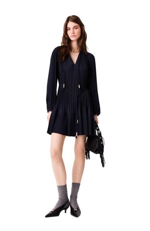 Short pleated dress
