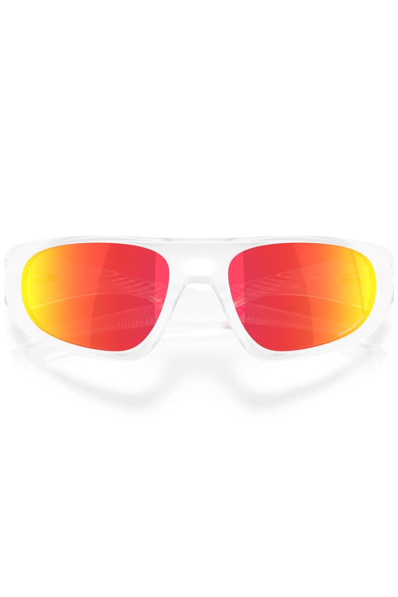 Gender Inclusive Neoforma 60mm Oval Sunglasses, Alternate, color, MATTE CLEAR / PRIZM RUBY