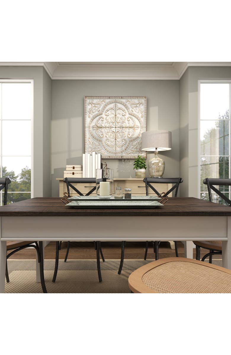 UMA Filigree Wall Décor, Alternate, color, Gray