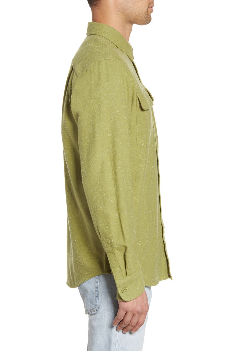 Obey Jasper Neppy Button-Up Flannel Shirt, Alternate, color,