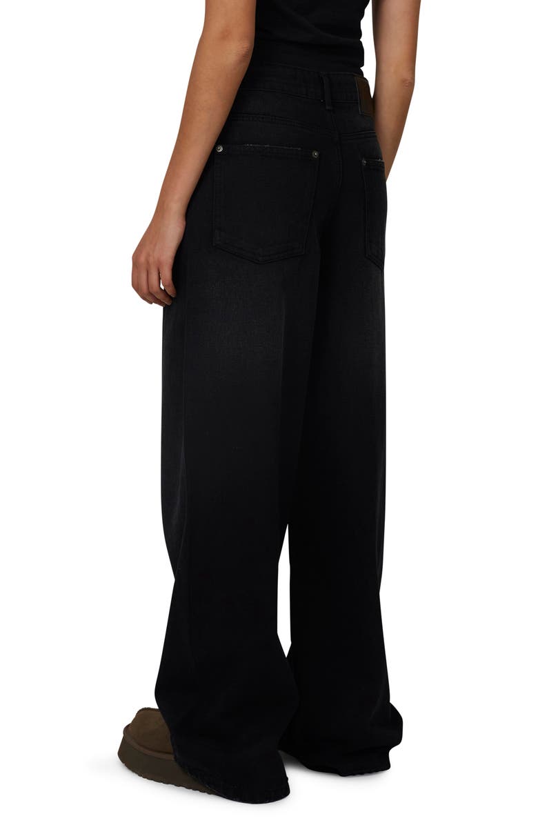 Good For Nothing Baggy Vintage Wash  Seam Denim Jeans, Alternate, color, Black