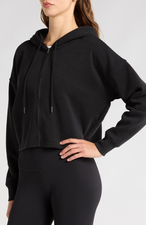 Threads 4 Thought Venetia Crop Hoodie In Black