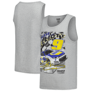 Classic Ink Men's Classic Ink Heather Gray Chase Elliott Tank Top