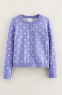 Nordstrom Kids' Heart Jacquard Cotton Cardigan