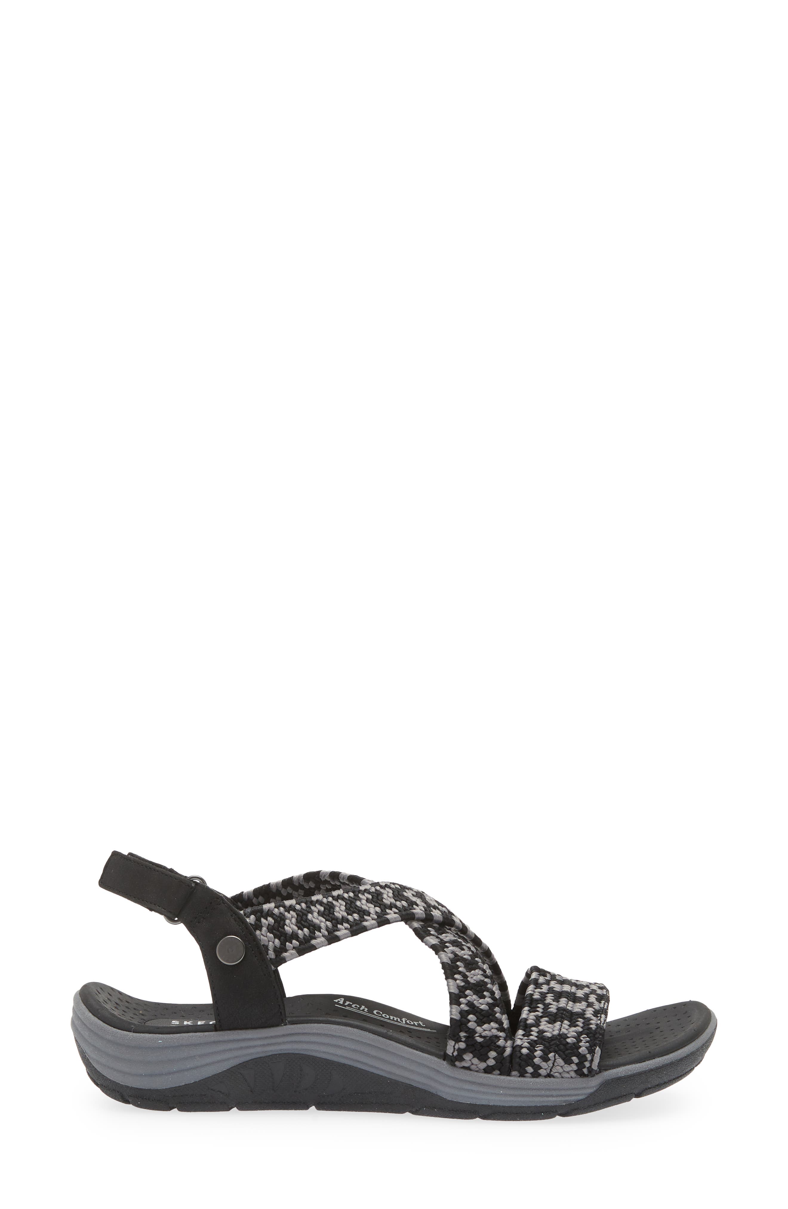 x Martha Stewart Reggae Cup Coastal Trail Sandal, Alternate, color, BLACK/ CHARCOAL
