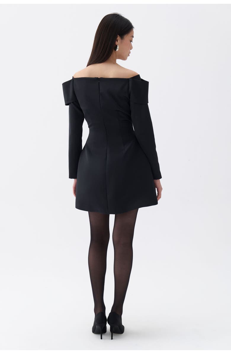 Nocturne Off the Shoulder Minidress, Alternate, color,
