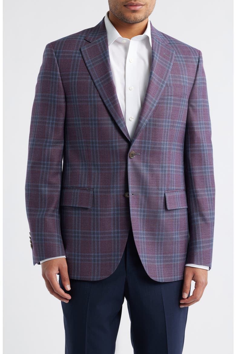 Flynn Classic Sport Coat, Alternate, color, PURPLE