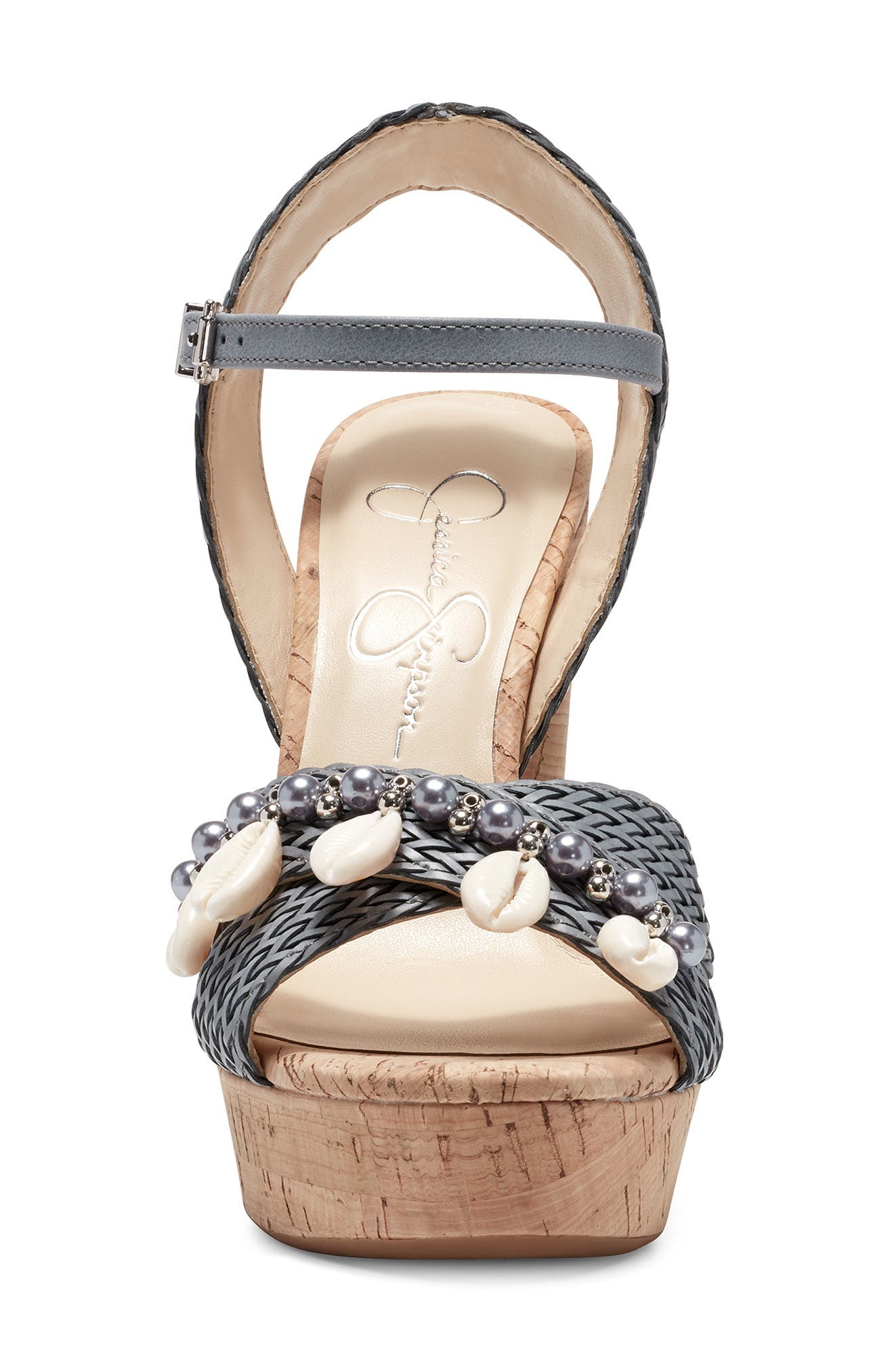 Ivriele Embellished Pump Sandal, Alternate, color, ASH BLUE