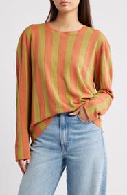 EMILY DAWN LONG Carlington Stripe Shell