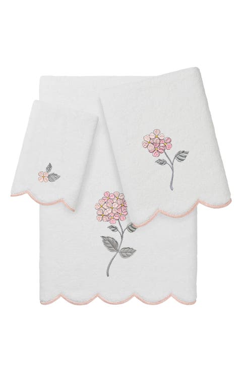 Hydea Scallop 3-Piece Towel Set