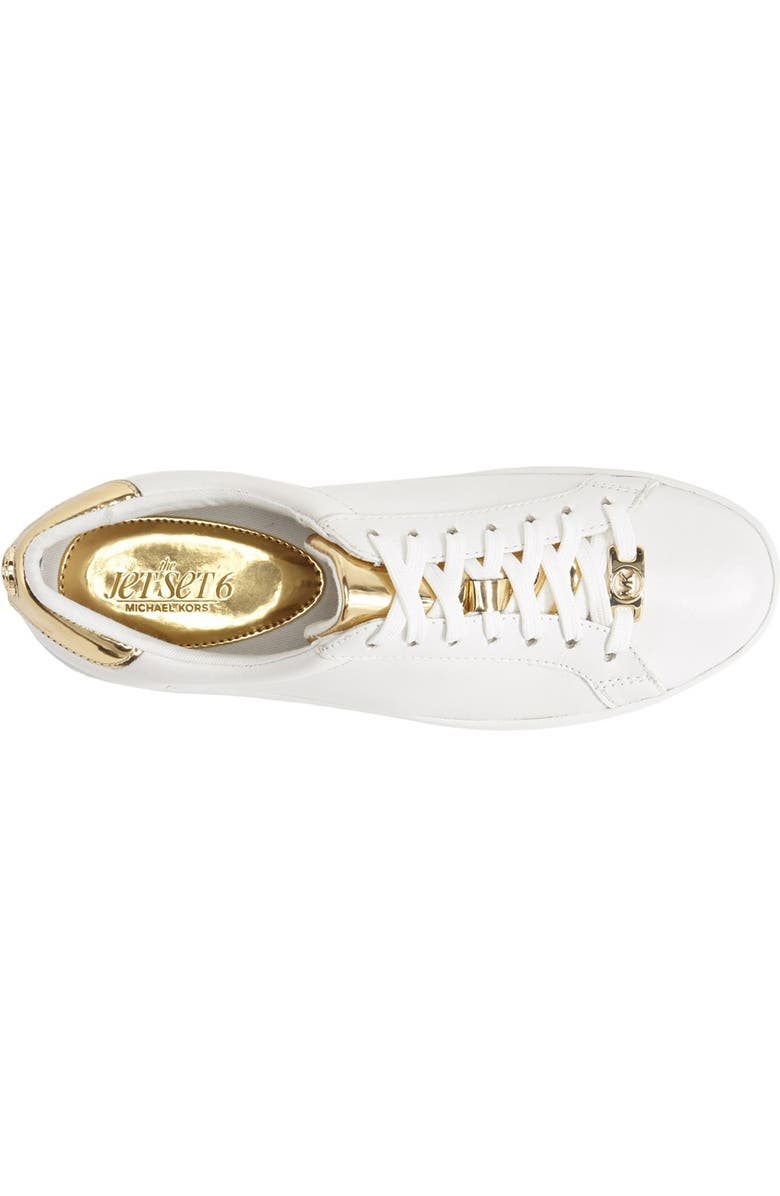 MICHAEL Michael Kors 'The Jet Set 6 - Irving' Leather Sneaker, Alternate, color,