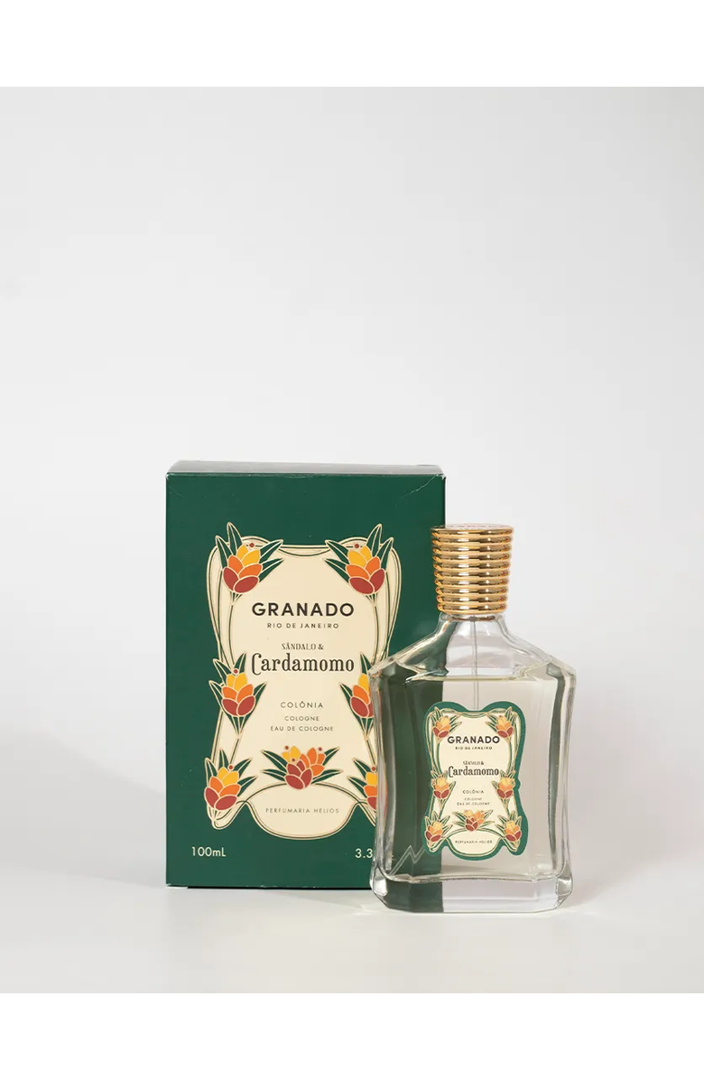 GRANADO Sândalo & Cardamomo Eau de Cologne 100ml, Main, color, Clear