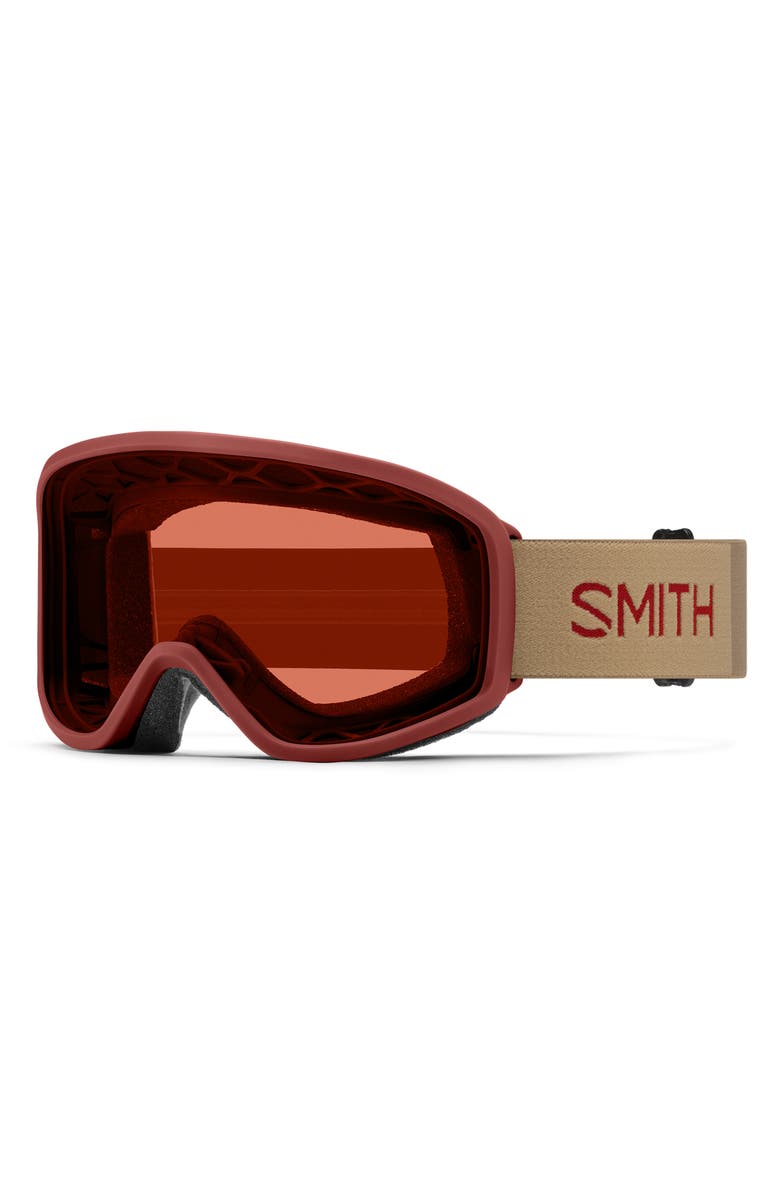 Smith Reason OTG Snow Goggles, Main, color, Ironwood / Rust Color 36
