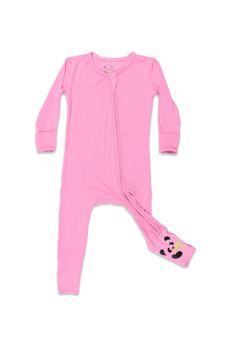 Solid Convertible Footie, Main, color, Bubblegum Pink