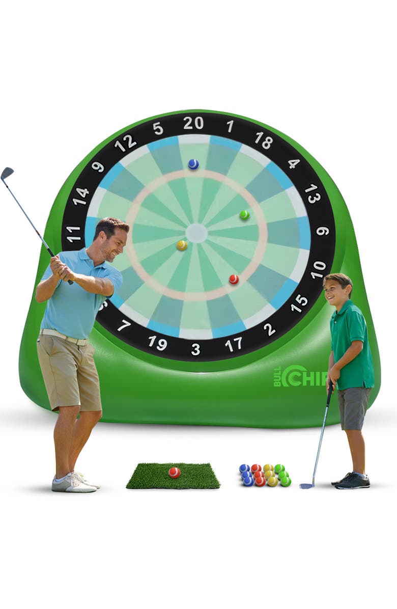 Swooc Games XL Bull Chipper Giant Golf Darts, Main, color, Green