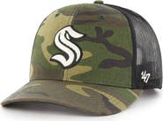'47 Men's '47 Camo/Black Seattle Kraken Trucker Snapback Hat