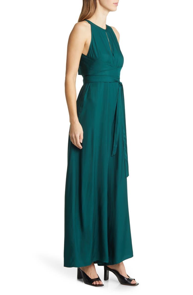 Ted Baker London Meriahh Halter Neck Wide Leg Jumpsuit, Alternate, color, 