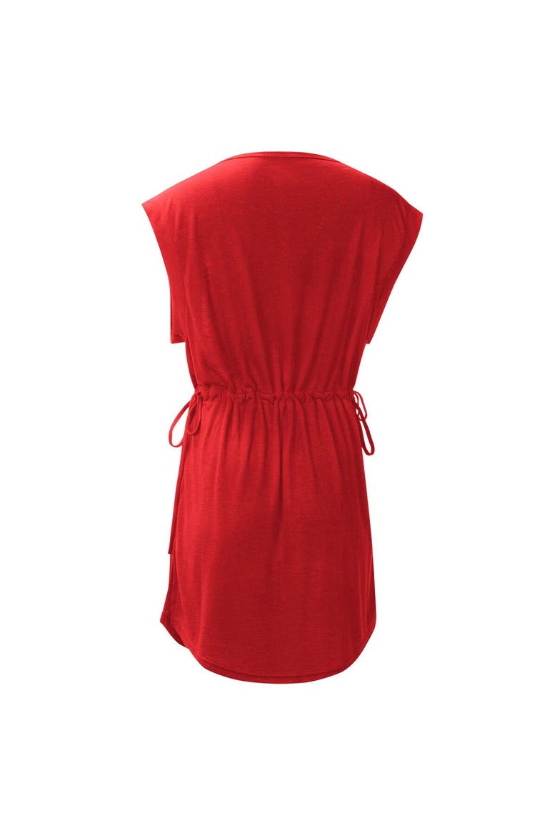 Women's G-III 4Her by Carl Banks Red Atlanta Falcons G.O.A.T. Logo Swimsuit Cover-Up, Alternate, color, Red