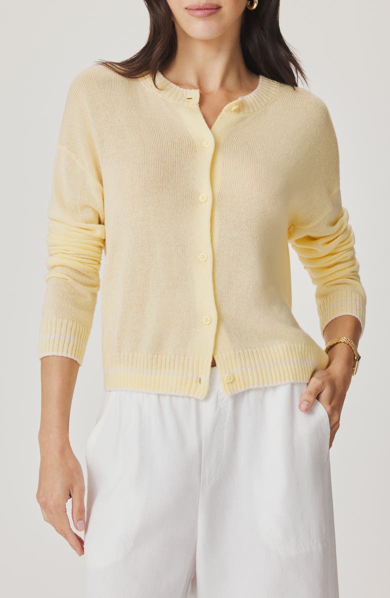 Splendid Emerson Cardigan, Main, color, Honeysuckle Yellow